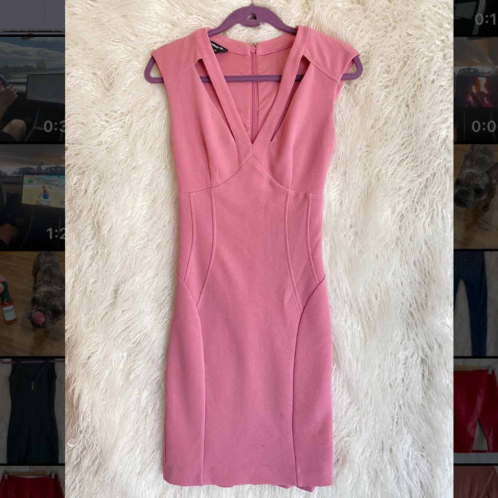 Bebe classy cutout midi dress